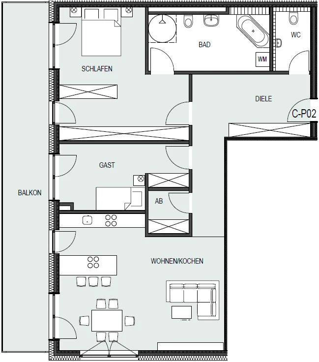 Grundriss C-P02